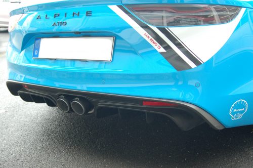 Carbon Doppel Endrohr Alpine A110